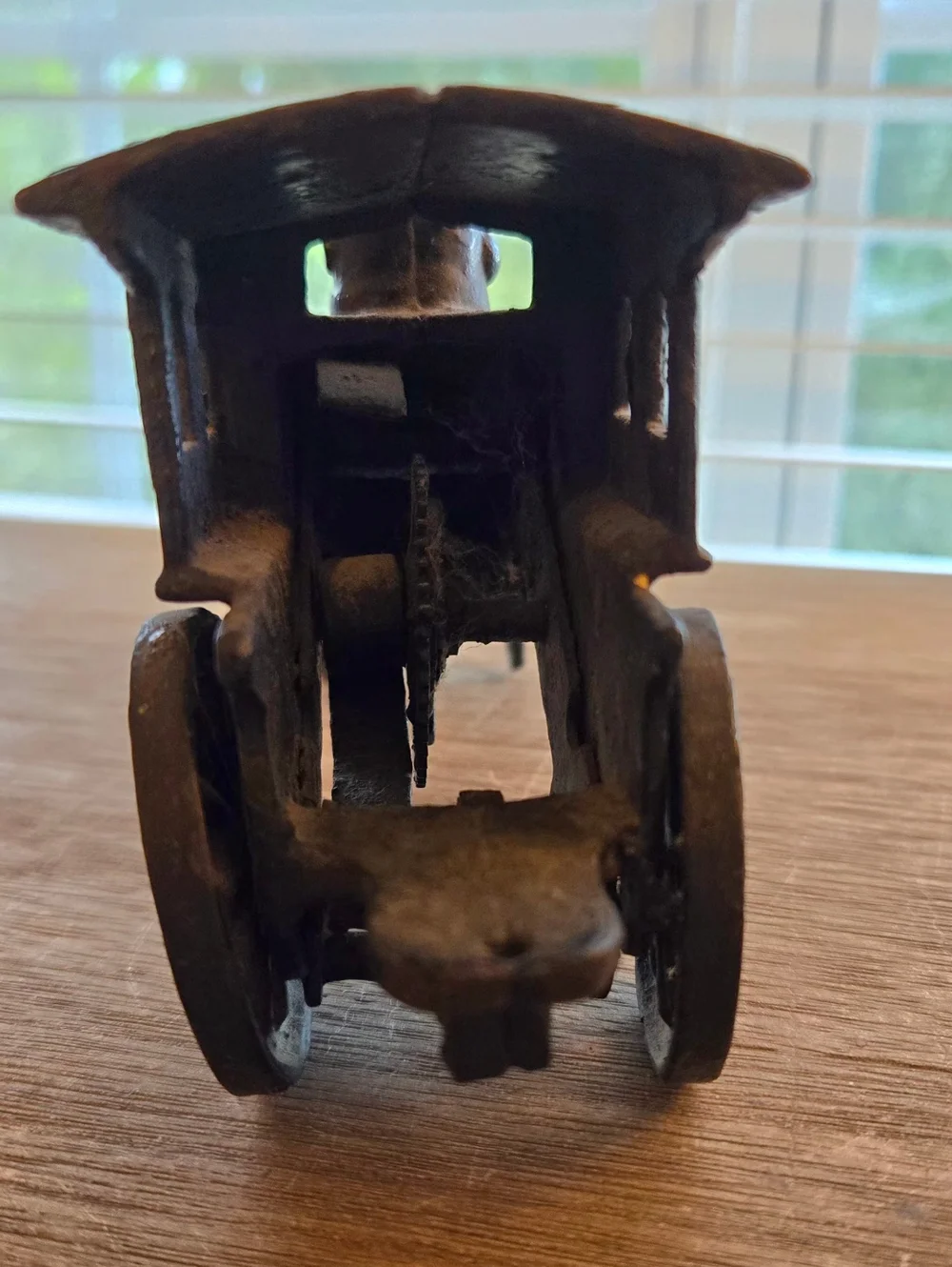 Rustic Cast Iron Train Bank | Vintage-Style Locomotive Decor | Indust. Farmhouse